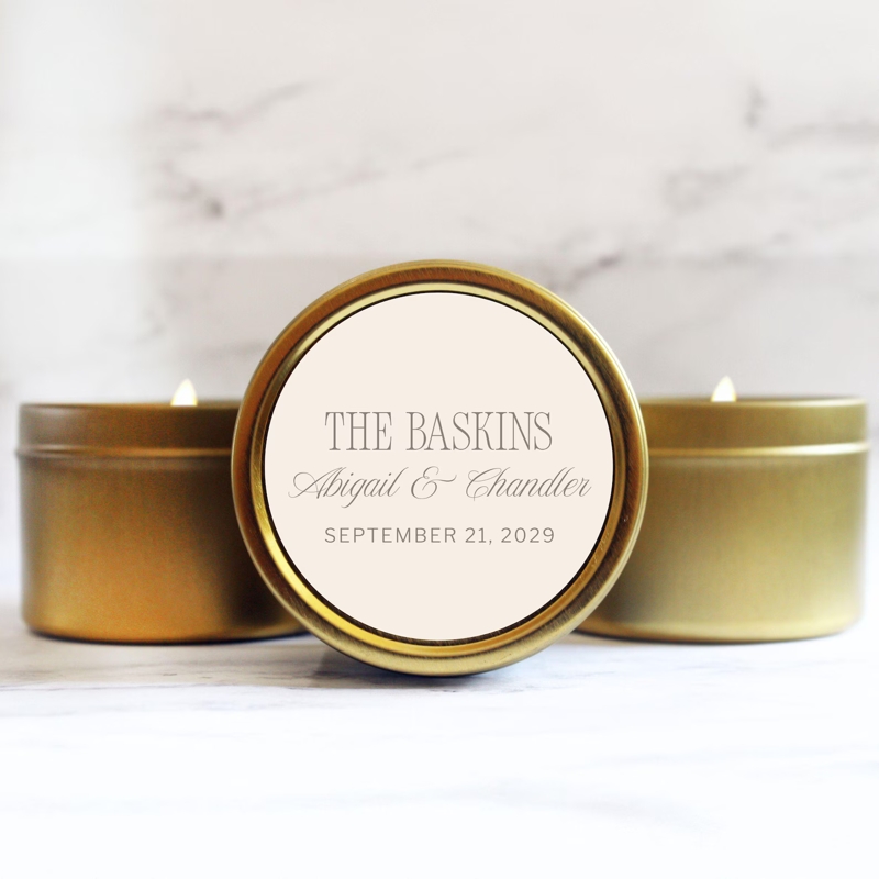 Candle Wedding Favors for Guests in Bulk for Wedding Reception Guest