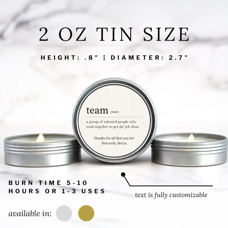 Team Bulk Candle Gifts