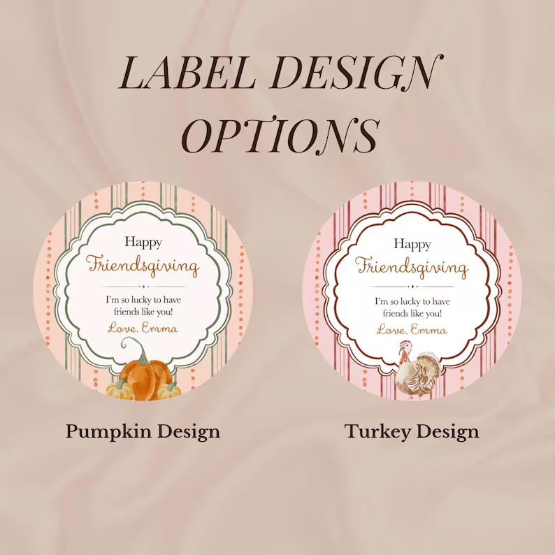 Festive Thanksgiving Party Favors