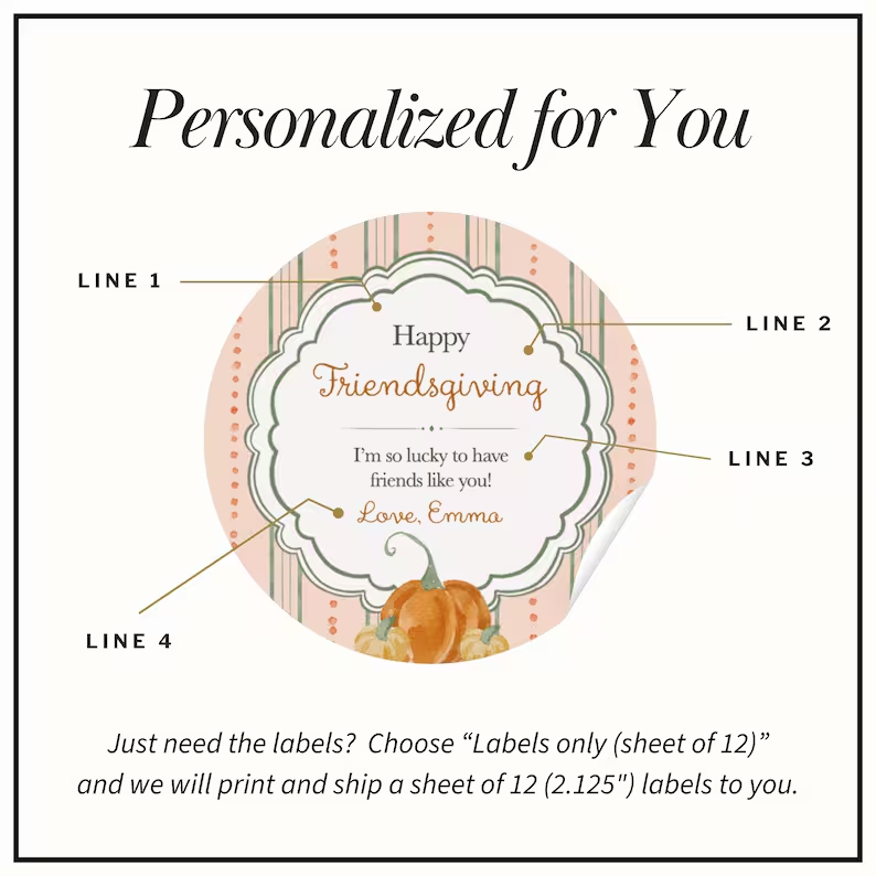 Festive Thanksgiving Party Favors