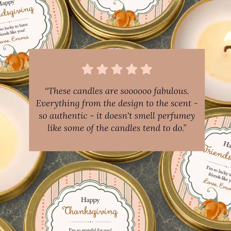 Festive Thanksgiving Party Favors