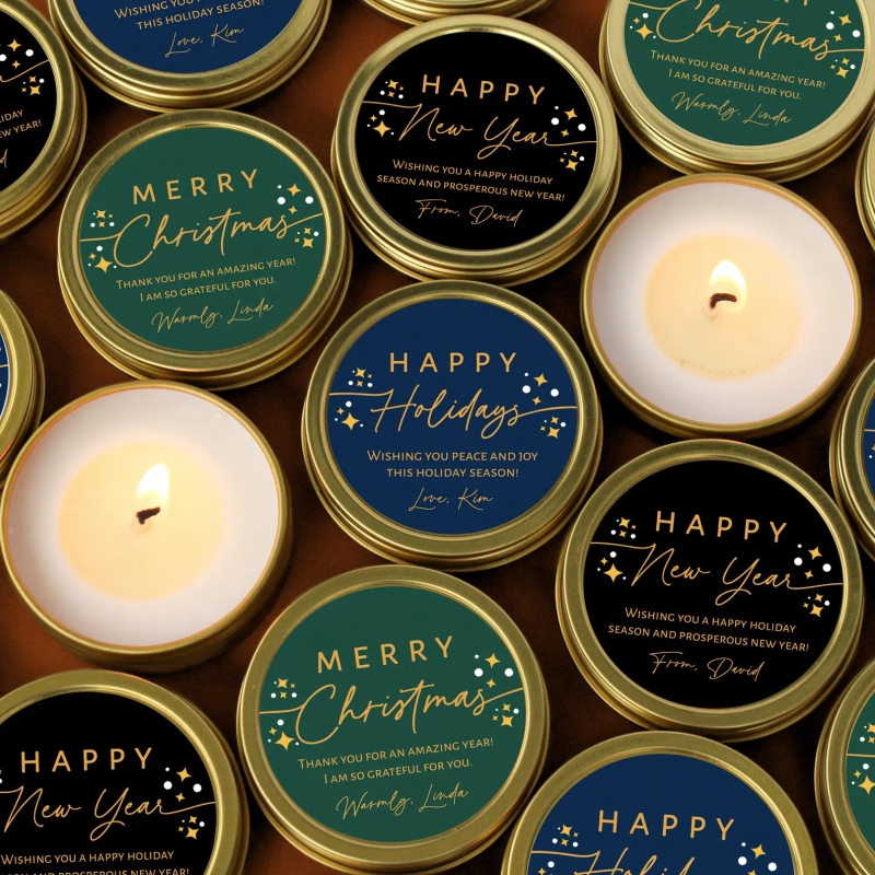 Holiday Sparkle Bulk Candle Gifts