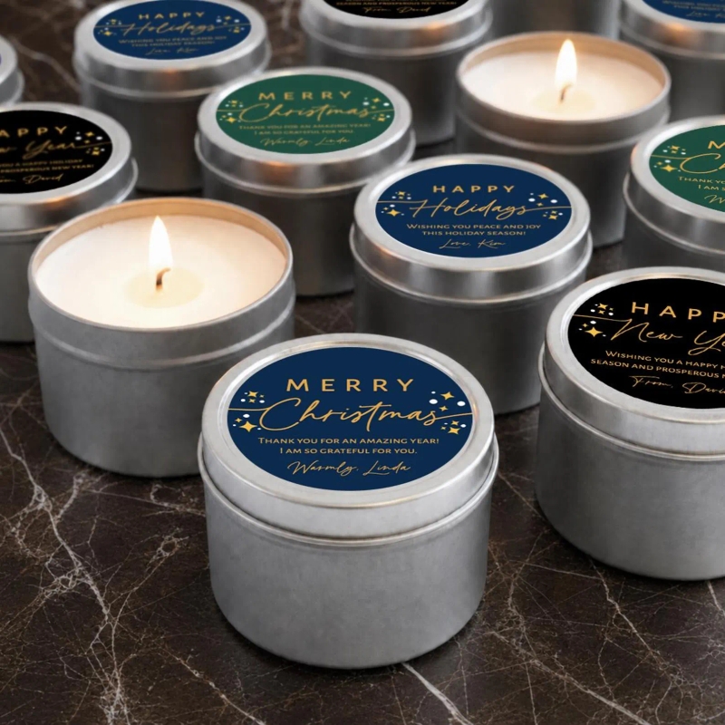 Holiday Sparkle Bulk Candle Gifts