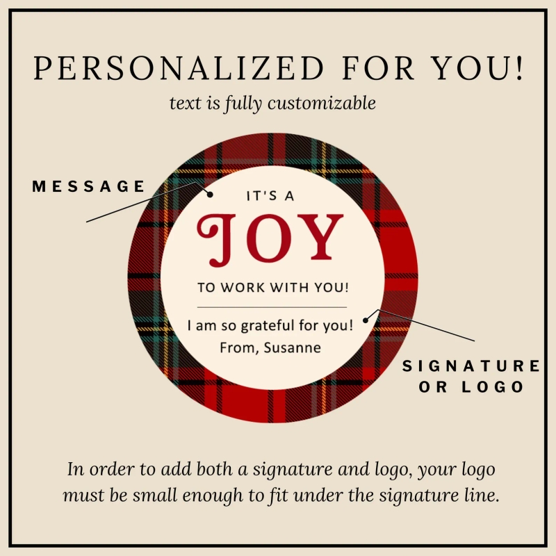 Plaid Joy Bulk Candle Gifts
