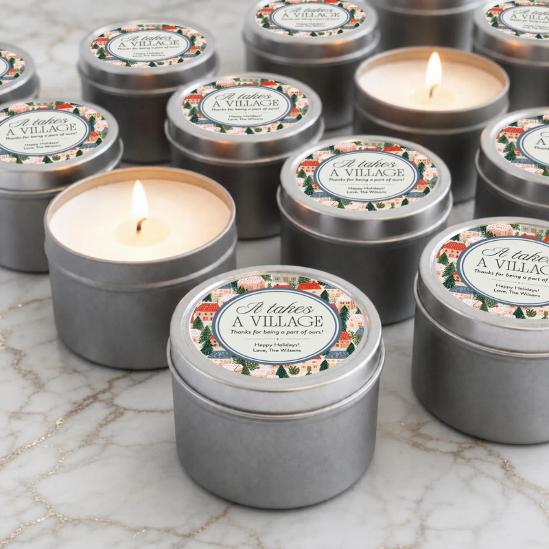 Holiday Village Bulk Candle Gifts