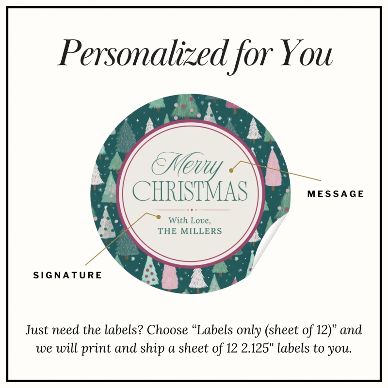 Pink Christmas Party Favors