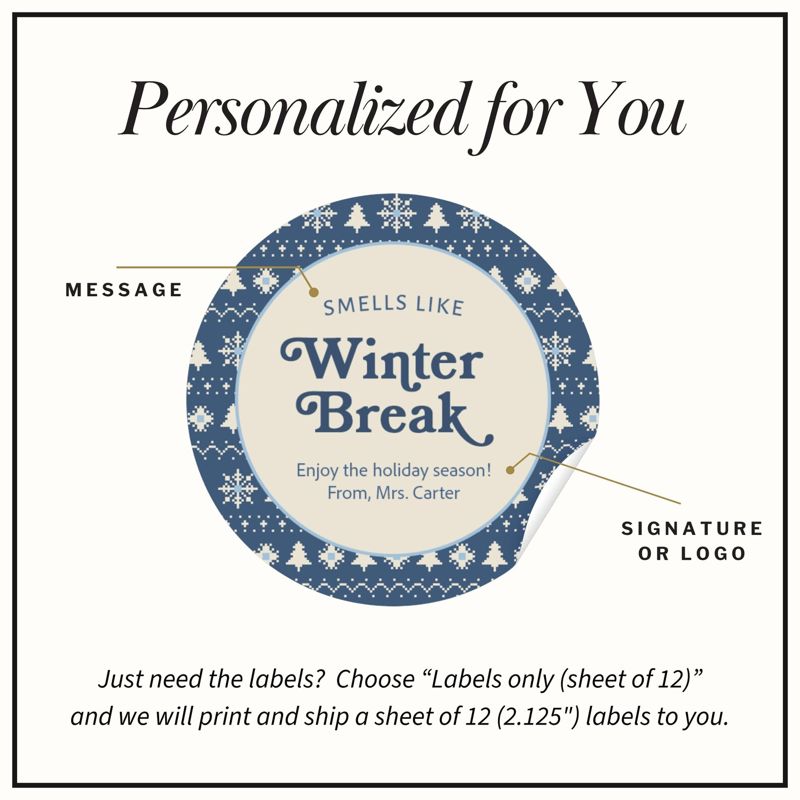 Smells Like Winter Break Candle Gifts