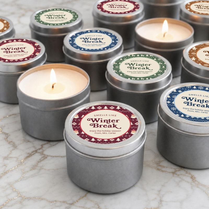 Smells Like Winter Break Candle Gifts