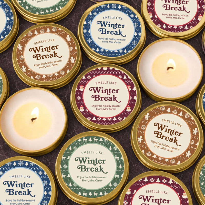 Smells Like Winter Break Candle Gifts