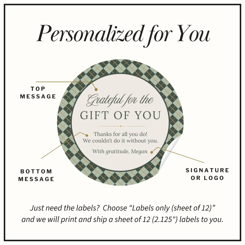 Grateful for the Gift of You Candle Gifts