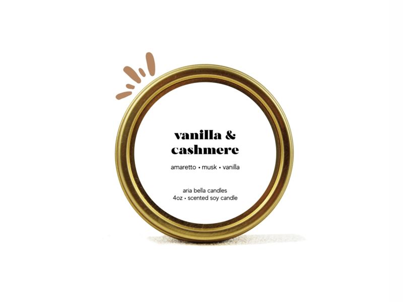 Vanilla & Cashmere Candle Tin
