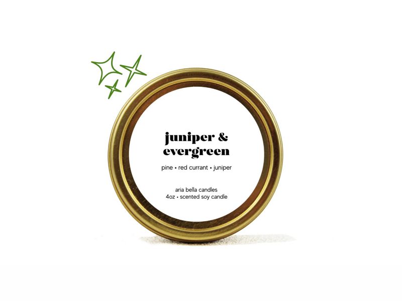 Juniper & Evergreen Candle Tin