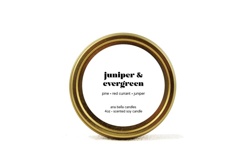 Juniper & Evergreen Candle Tin