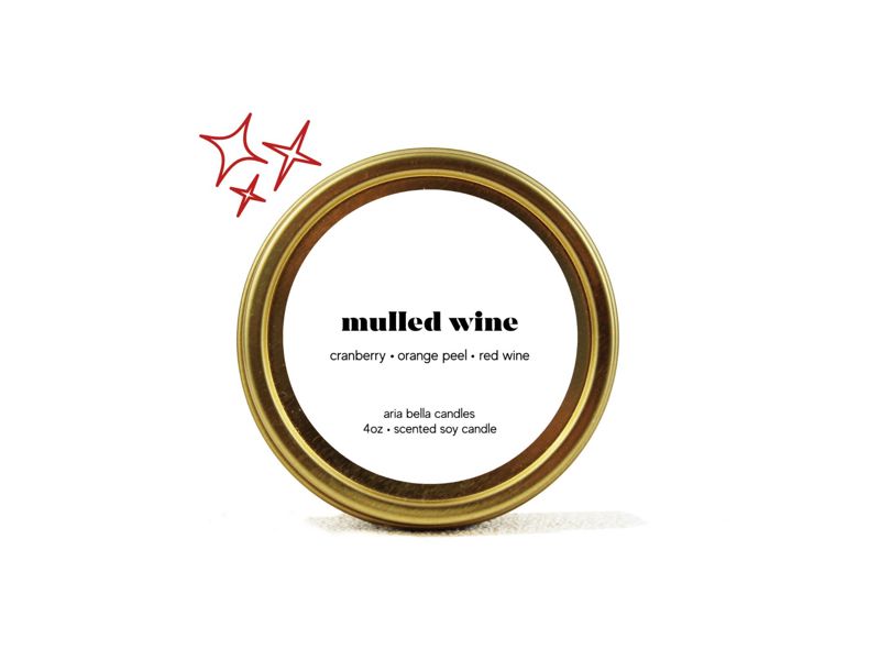 Mulled Wine Candle Tin