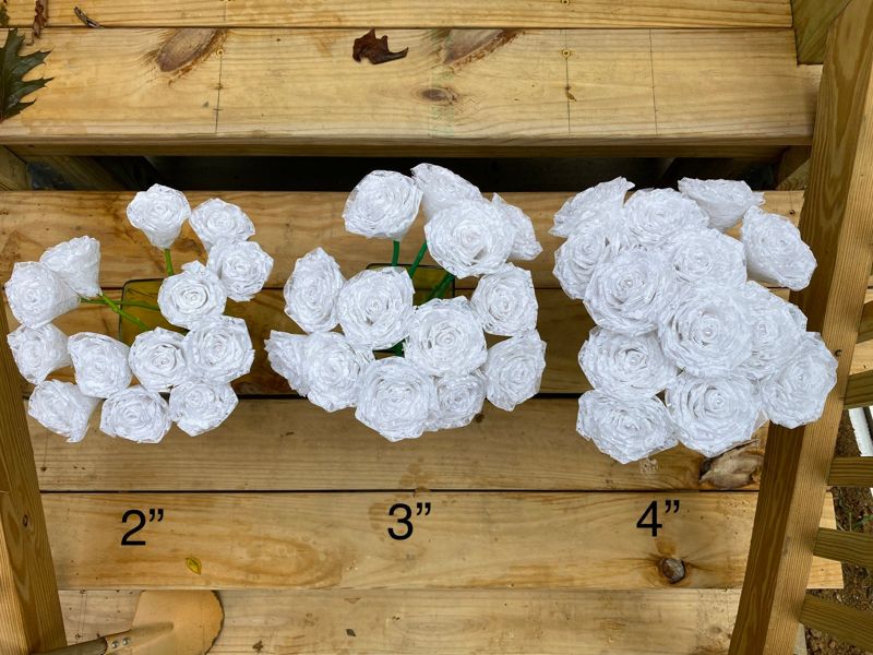 Teal Lace Roses with Stems, Lace Flower Bouquet, Lace Flowers, Lace Roses, 13th Wedding Anniversary Gift, Lace Gift for Her, Thirteenth