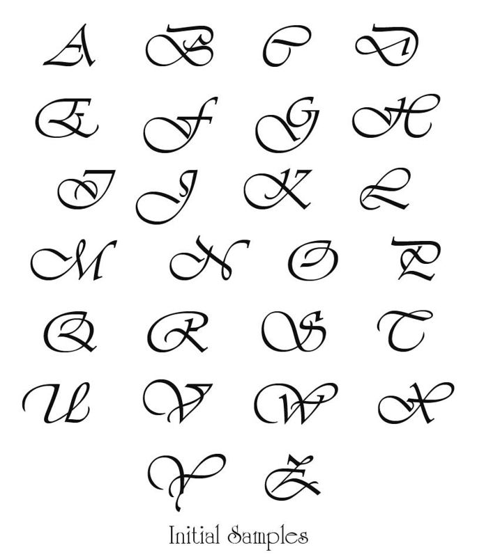 Monogram Initial Notepad