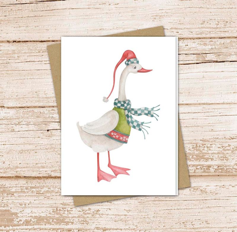 Winter Goose Card Set
