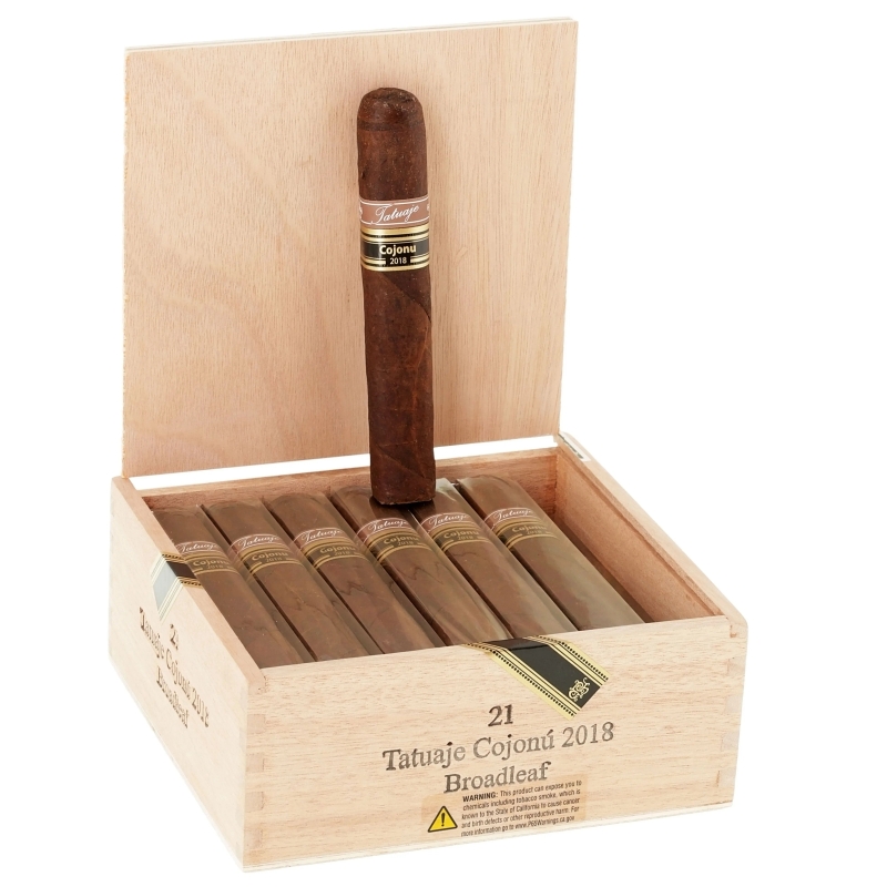 Tatuaje Cojonu 2018 Broadleaf Robusto Extra (pk/5)