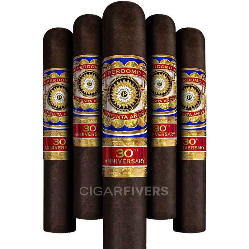 Perdomo 30th Anniversary Box-Pressed Maduro Robusto (pk/5)