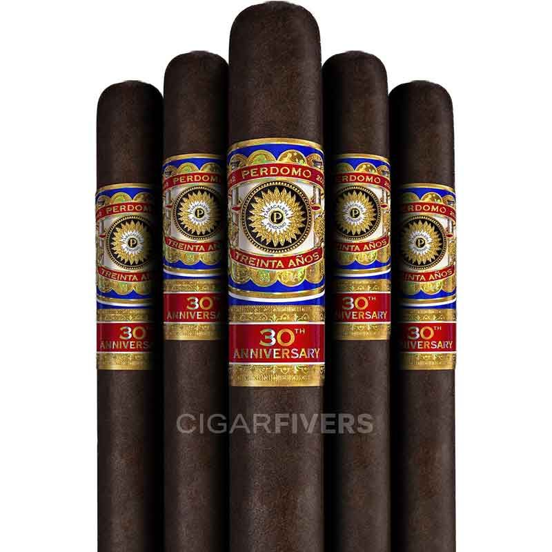 Perdomo 30th Anniversary Box-Pressed Maduro Churchill (pk/5)