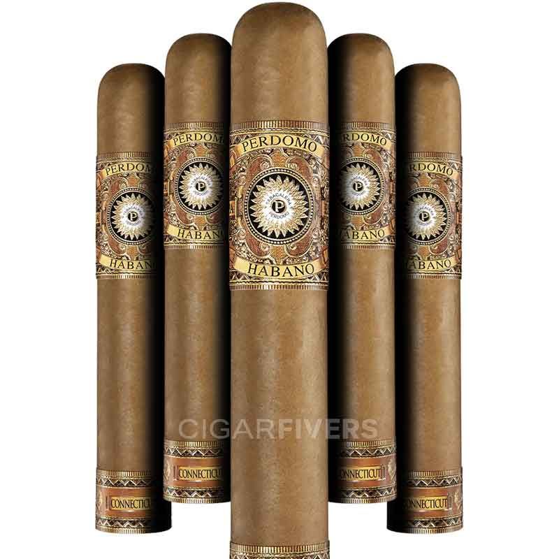 Perdomo Habano Bourbon Barrel-Aged Connecticut Gordo (pk/5)
