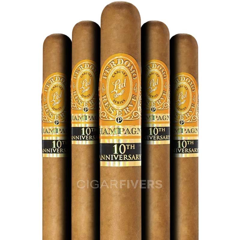 Perdomo Reserve 10th Anniv. Champagne Robusto (pk/5)
