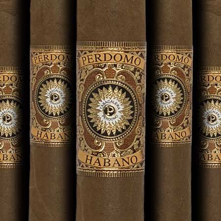 Perdomo Habano Bourbon Barrel-Aged Connecticut Churchill (pk/5)