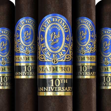 Perdomo Reserve 10th Anniversary Box-Pressed Maduro Epicure (bx/25)