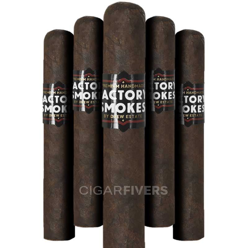 Factory Smokes Maduro by Drew Estate Robusto (pk/5)