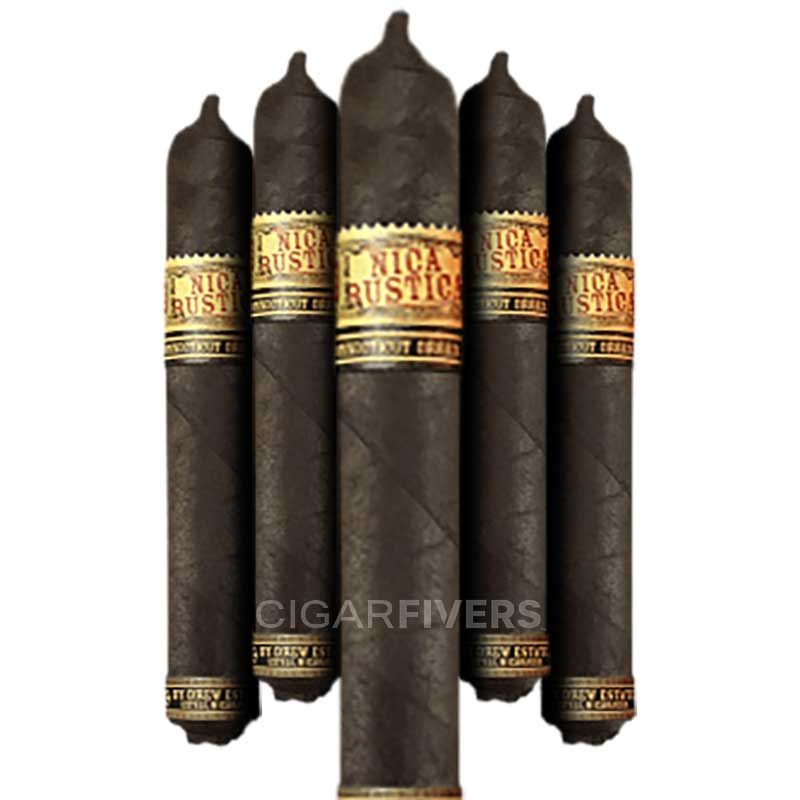 Nica Rustica Broadleaf by Drew Estate Short 50x5 (pk/5)
