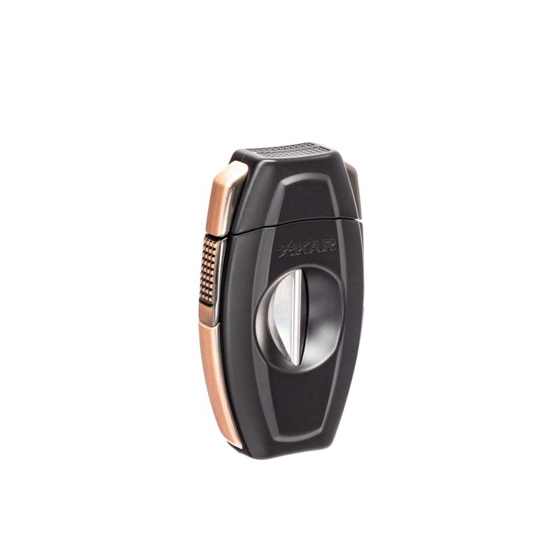 XIKAR® Flip Dual Cigar Cutter Black & Bronze