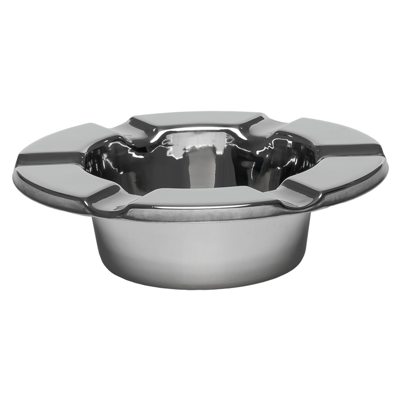 Stinky Cigar® One Piece Ashtray Black Nickel Plated