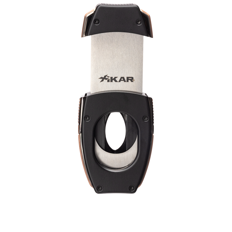 XIKAR® Flip Dual Cigar Cutter Black & Bronze