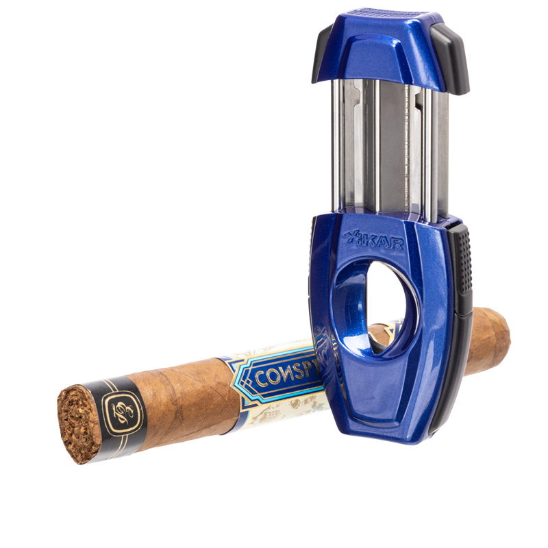 XIKAR® Flip Dual Cigar Cutter Black & Bronze