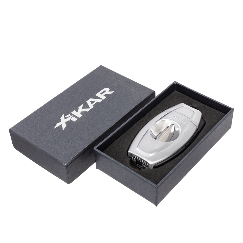 XIKAR® Flip Dual Cigar Cutter Black & Bronze