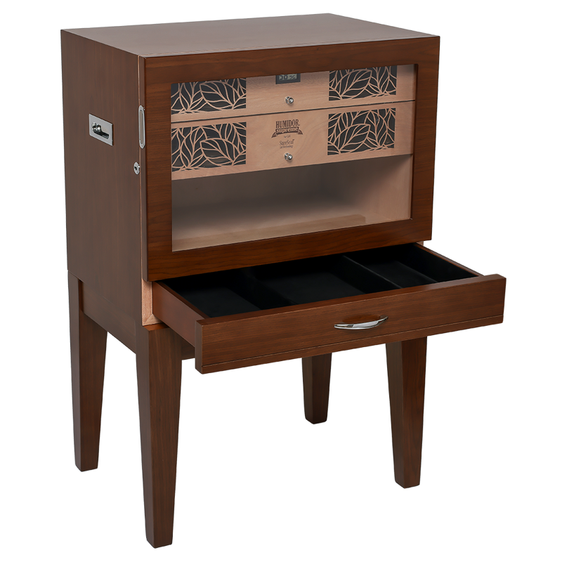 Humidor Supreme® Balthazar II End Table Humidor Black Oak