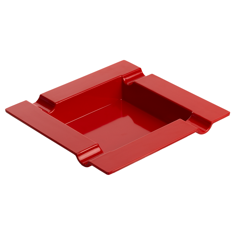 Quality Importers Melamine Ashtray Black