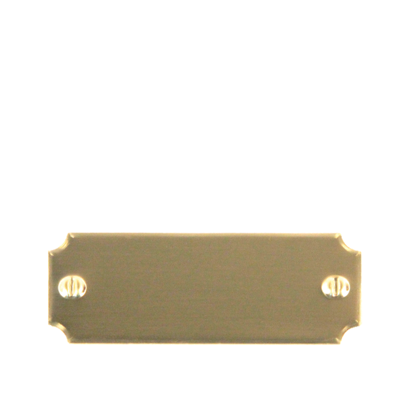 QUALITY IMPORTERS NAME PLATE Gold