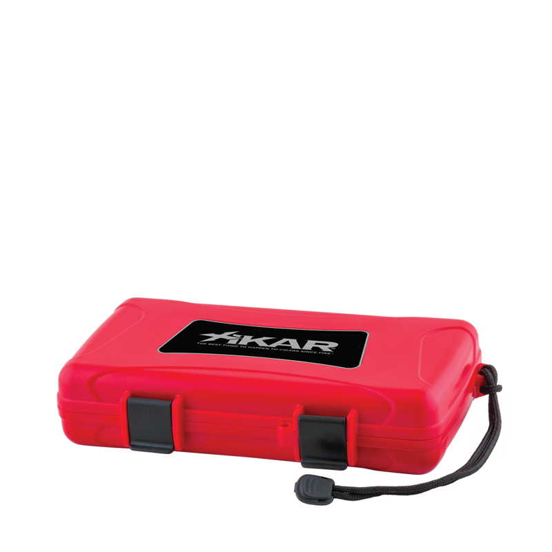 Xikar Cigar Travel Case, 5ct Dark Teal 5CT Labeled