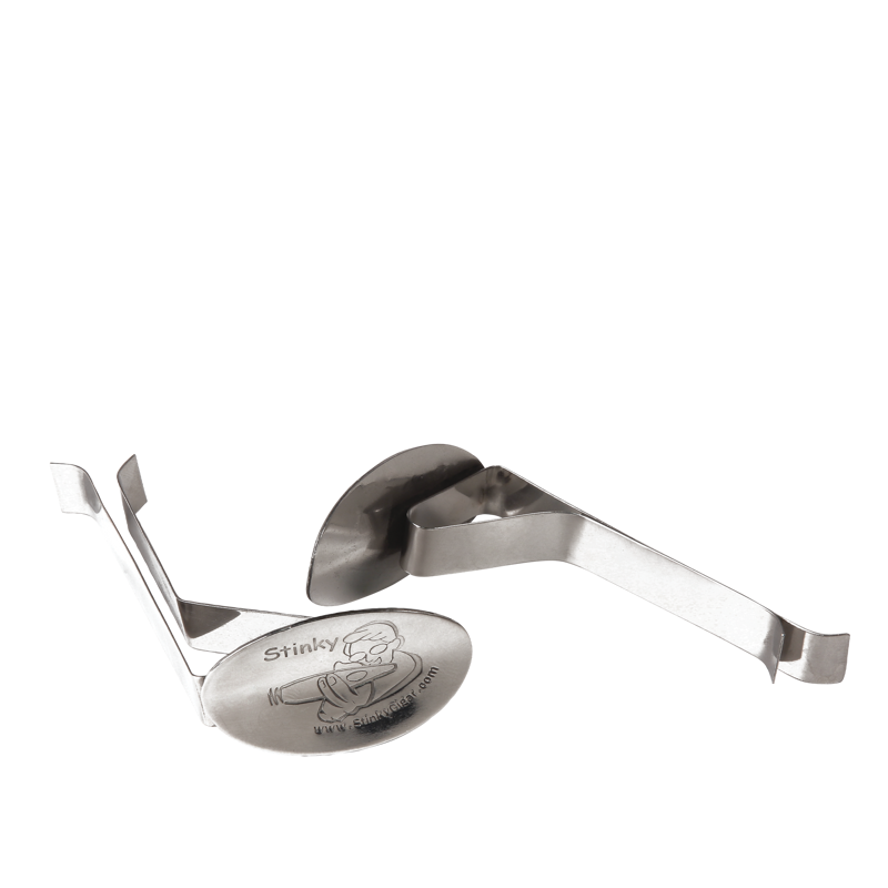 Stinky Cigar® Removable Cigar Stirrups (Pair) STAINLESS STEEL