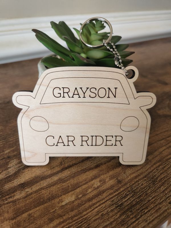 Personalized School Bus Rider Tag