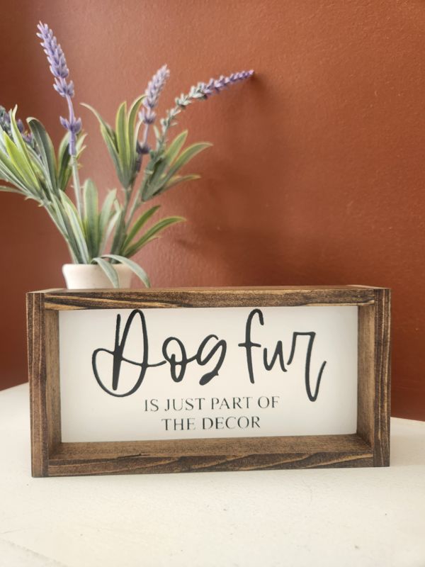 Dog Fur Is Part of the Decor