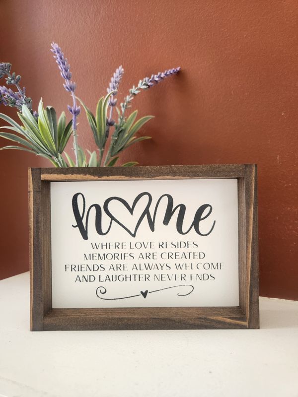 Home is where love resides
