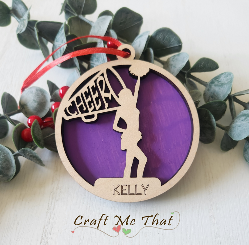 Personalized Cheer Ornament