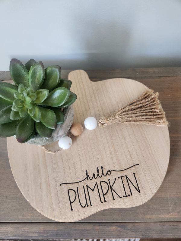 Hello Pumpkin Lazy Susan