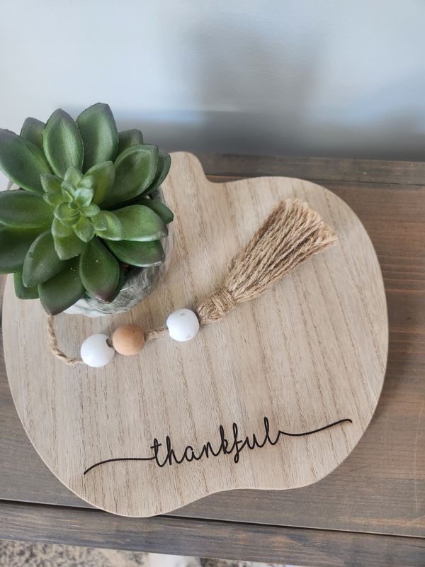 Thankful Lazy Susan Pumpkin
