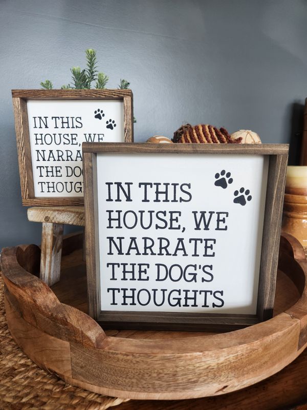 In This House We Narrate The Dog's Thoughts