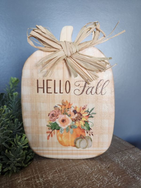 Hello Fall Pumpkin