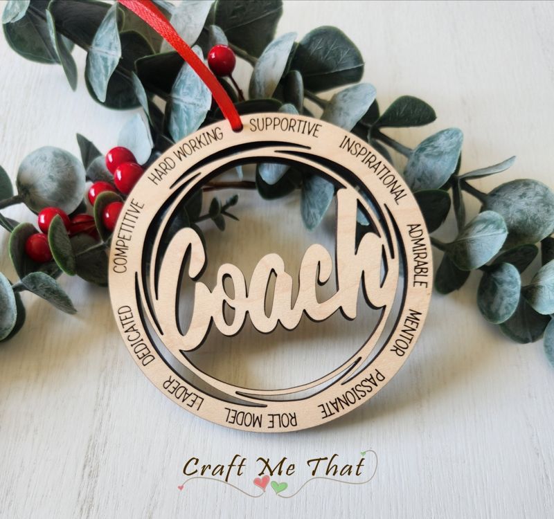 Coach Ornament