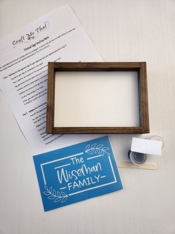 DIY Paint Kit  - 5x7 Custom Sign